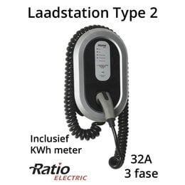 Ratio EV Laadstation type 2, 32A